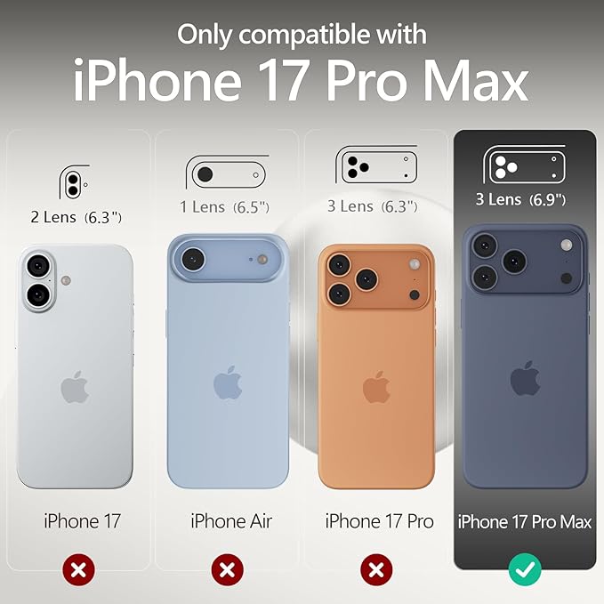 FireNova Magnetic for iPhone 17 Pro Max Case, Compatible with MagSafe, [Integrated Silicone Camera Control Button] [Camera Protection] Anti-Scratch Microfiber Lining Phone Case, 6.9", Natural Titanium