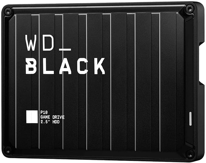WD_BLACK 5TB P10 Game Drive, Portable External Hard Drive, Works with Playstation, Xbox, & PC - WDBA3A0050BBK-WESN