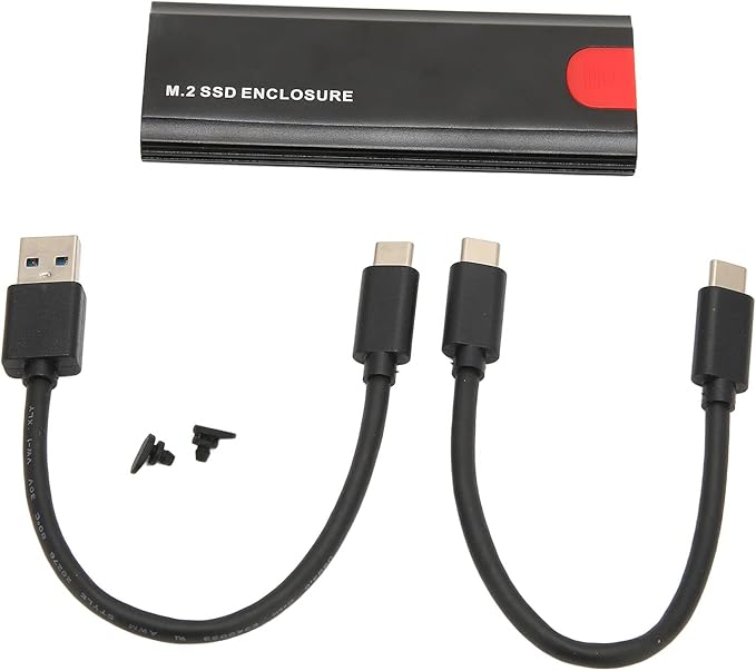 M.2 NVME SSD Enclosure, 2TB for 2230 SSD (Black) Internal SSD