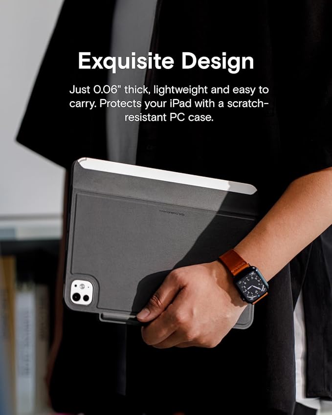 MOFT Snap Tablet Case for iPad Air 11" M3 2025/M2 2024, iPad Air 5th 2022/4th Gen 2020, iPad Pro 11" (1st-4th Gen.) with Pencil Holder, Magic Keyboard Compatible, Slim Lightweight Magnetic Case