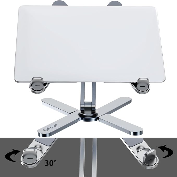 Laptop Stand 360 Degree Rotation Adjustable Portable for 10" - 17" Laptop Tablet
