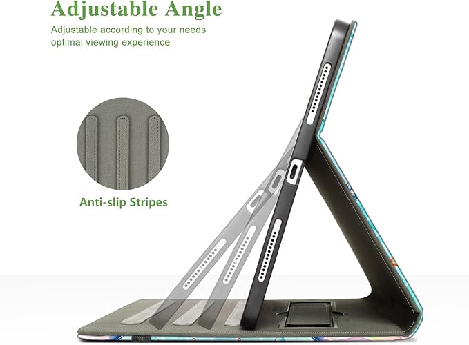 Vimorco for iPad Air 11 Inch Case M4/M3/M2 2026/2025/2024, for iPad Air 5th/4th Gen Cases 10.9-inch, for iPad Pro 11 Inch Case 4th/3rd/2nd/1st Generation Pencil Holder/Hand Strap/Pocket, Ocean Mermaid