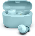 JLab Go Air Pop+, True Wireless Earbuds, Bluetooth Earbuds with Microphone, Dual Connect, EQ3 Sound, Light Blue