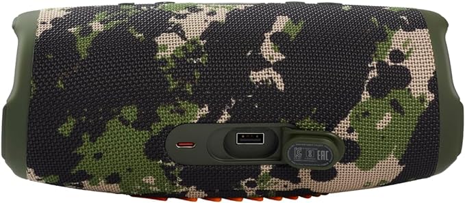 JBL CHARGE 5 - Portable Waterproof (IP67) Bluetooth Speaker with Powerbank USB Charge out, 20 hours playtime, JBL Partyboost (Squad)