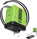 2 in 1 GaN Charger 120w, New Scalable Retractable 120w Fast Charger Module, All in 1 Foldable Charging Adapter Wall Plug for Phone, Tablet, Laptops (Green)