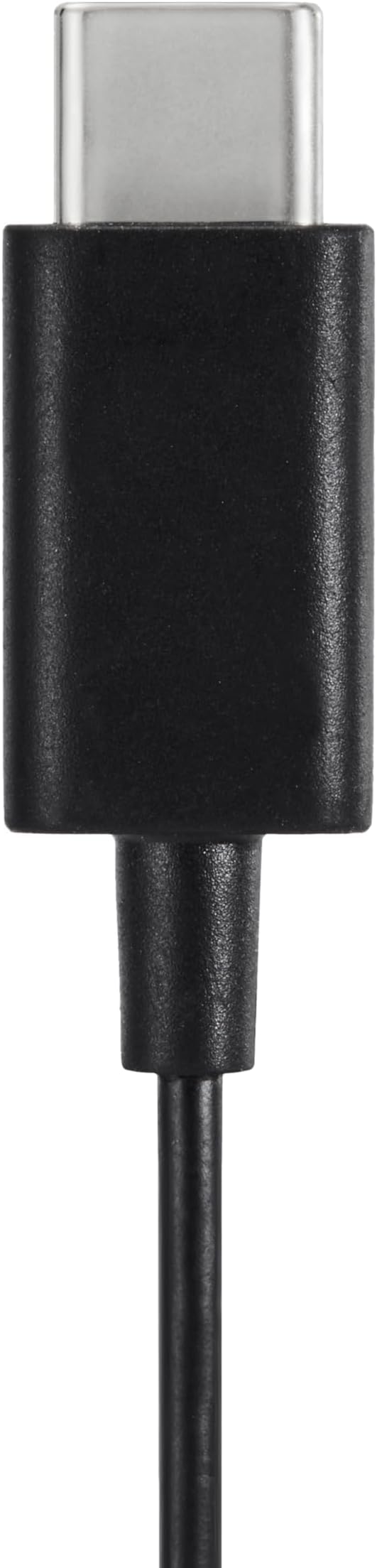 Amazon Basics Wired Earbuds with Microphone, in-Ear Headphones, USB-C, 4.2 ft Cable, S/M/L Ear Tips, Black