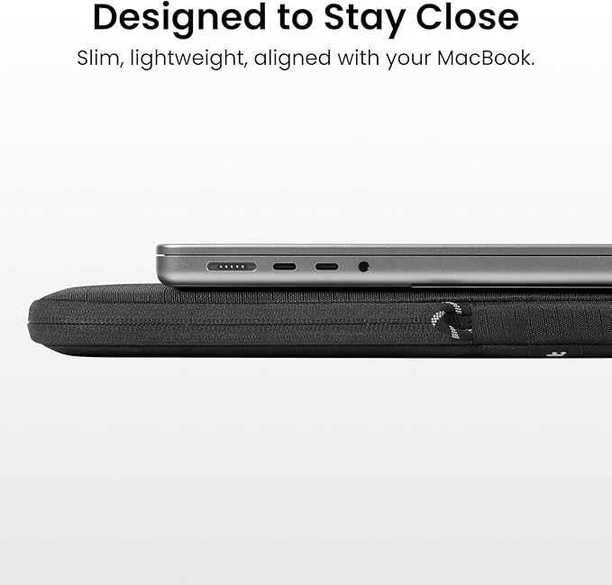 tomtoc Slim & 360° Protective Laptop Sleeve for 15-inch MacBook Air M5/A3448 (2026), M4/A3241, M3/A3114, M2/A2941, Water-Resistant Case with CornerArmor
