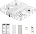 HOVERAir X1 Drone with Camera, Follow-me Drone with Self-Flying Mode, Foldable Mini Drone with HDR Video Capture, Palm Takeoff, Intelligent Flight Paths, Hands-Free Control White (Combo)