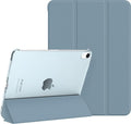 Case for iPad mini 7 (A17 Pro), Slim Smart Trifold Stand for iPad mini 7th/6th Generation 8.3 Inch 2024/2021, Hard PC Translucent Frosted Back Shell Case with Auto Wake/Sleep, Misty Blue