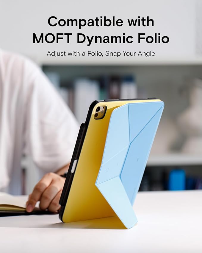 MOFT Snap Tablet Case for iPad Air 11" M3 2025/M2 2024, iPad Air 5th 2022/4th Gen 2020, iPad Pro 11" (1st-4th Gen.) with Pencil Holder, Magic Keyboard Compatible, Slim Lightweight Magnetic Case