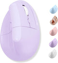 X9 Performance Wireless Vertical Ergonomic Mouse - (BT + 2.4Ghz) - Click in Comfort - Up to 4000 DPI, 6 Button, Rechargeable - Bluetooth Ergonomic Vertical Mouse Wireless - for Mac and PC - Purple