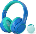 TONOSHARK Kids Bluetooth Headphones with Active Noise Cancelling, Wireless Over-Ear Headphones for Boys Girls, Foldable, Adjustable, 40H Playtime, Mic for School Travel(Blue)