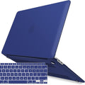 IBENZER Compatible with New MacBook Air 13 inch Case 2022 2021 2020 M1 A2337 A2179 A1932, Plastic Hard Shell Case with Keyboard Cover for Mac Retina Display with Touch ID, Turkish Blue, MMA-T13TUBL+1