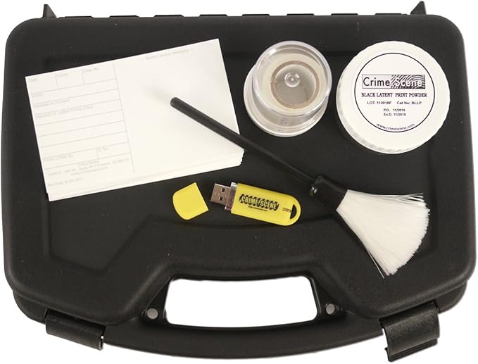 Crime Scene Latent Fingerprint Kit (Black)
