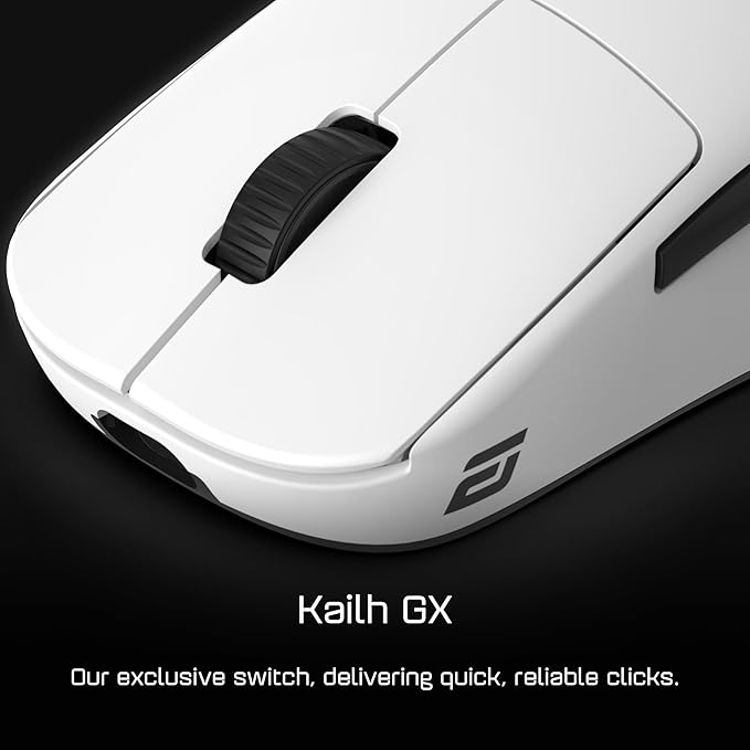 ENDGAME GEAR OP1w 4k Wireless Gaming Mouse White – 4000Hz Polling Rate, Gamer Mouse Wireless | Kailh GX Switches | PixArt PAW3395 Optical Mouse Sensor