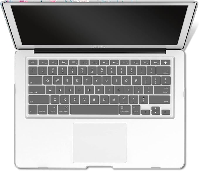 IBENZER Compatible with Old Version MacBook Air 13 Inch Case (2010-2017 Release). Models: A1466 / A1369, Plastic Hard Shell Case with Keyboard Cover for Mac Air 13, Daisy, A13BFL+1