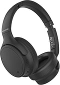INFURTURE H1 Plus Active Noise Cancelling Headphones with EQ Mode, Bluetooth5.4 & 3.5mm Jack,Wireless Over Ear Bluetooth Headphones, Deep Bass Headset, Low Latency, Memory Foam Ear Cups,90H Playtime