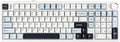 MechLands Aula F99 PRO 96% Mechanical Gaming Keyboard, BT5.0/USB-C/2.4GHz Wireless, Hot Swappable Gasket Custom Keyboard with 8000mAH Battery, Rotary Knob, RGB Backlit for Win/Mac (White Blue)