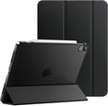 JETech Case for iPad Air 11-Inch M4/M3/M2 (2026/2025/2024), iPad Air 5 (2022 5th Generation 10.9-Inch), Slim Stand Hard Back Shell Cover with Auto Wake/Sleep (Black)