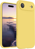 FireNova Magnetic for iPhone Air Case, Compatible with MagSafe, [Integrated Silicone Camera Control Button] [Camera Protection] Microfiber Lining Phone Case for iPhone 17 Air, 6.5", Yellow