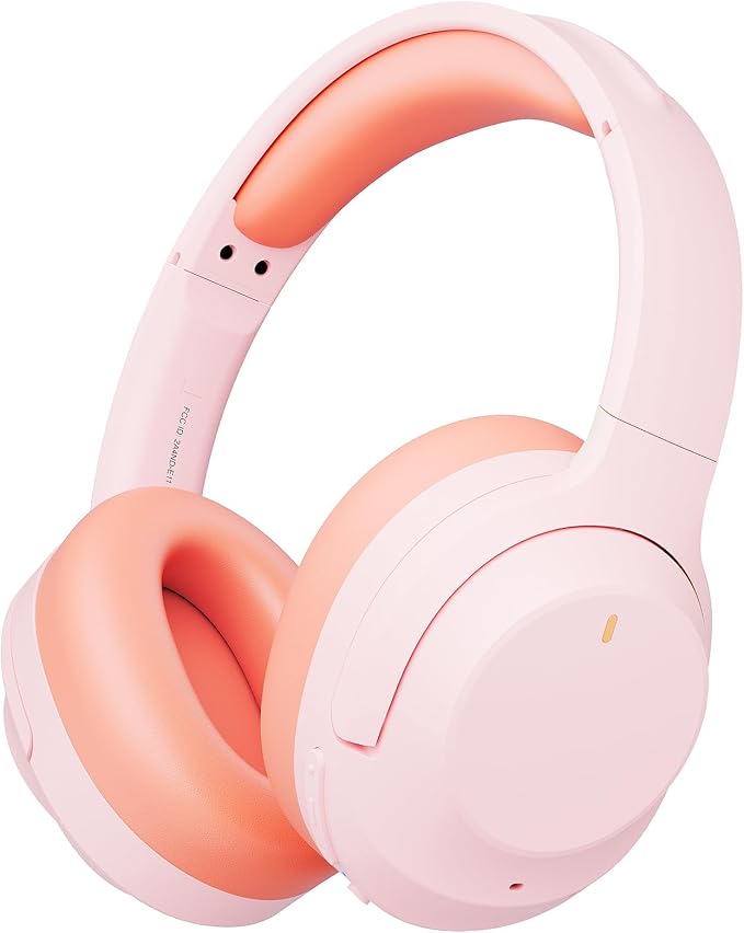 Upgraded Pro‑level Hybrid Active Noise Cancelling Headphones, HD Sound & Big Bass, 2X Softer Comfort, Long ANC Playtime, Wireless Over-Ear Bluetooth Headphones Perfect for Home Office|Travel|Pair