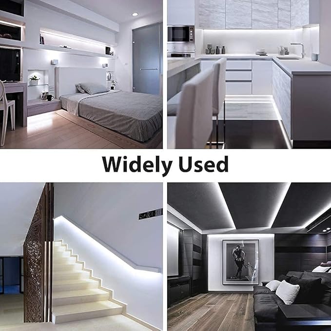 ZSLAIFU A 5V USB LED Light Strip, COB LED Strip Lights, White 5V LED Lights, Small LED Strip Light, TV Lights for TV Under Cabinet Kitchen Living Room Shelving or Displays (White, 3.28FT x2)