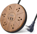 Power Strip Surge Protector 6 AC outlets with USB and USB-C PD 20W Fast Charging 15A 1875W high Power Output Widely Spaced Multi outlets Circuit Breaker Safeguard for Home,Office, Dorm Room
