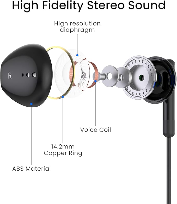 USB C Headphones for iPhone 17 16 15 Pro Max Plus iPad Pro USB C Earphones with Microphone Volume Control USBC Wired Earbuds USB Type C Earphone for Google Pixel 8 Samsung S25 S24 S23 S22 S21 S20 A55