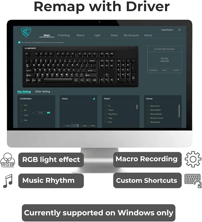 FL·ESPORTS OG104 Retro Tri-Mode Mechanical Keyboard, 104 Keys Heavy Gaming Keyboard, Hot Swappable, SA Profile PBT Keycaps, 4000mAh for Mac/PC - Pre-lubed Creamy Linear Switches | Brown