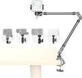 SmallRig 26" Magic Arm with Super Clamp, Overhead Phone Mount, Flexible Desk Camera Mount with 1/4" Screw and Cable Clip, Max Load 2.2lb, for iPhone, Action Camera, Video Light, Webcam, Mic - 5625
