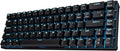 RK ROYAL KLUDGE RK68 Wireless Hot Swappable 65% Mechanical Keyboard, 68 Keys Compact BT5.0 Gaming Keyboard with Stand-Alone Arrow/Control Keys, Black, Quiet Red Switch