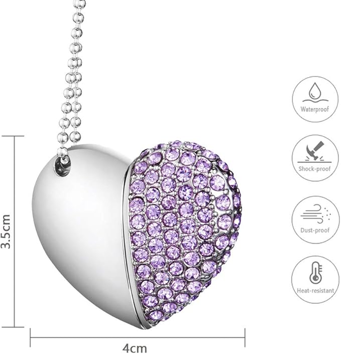 USB Flash Drive, 8GB / 16GB / 32GB / 64GB USB2.0 USB Memory Stick Date Storage Pendrive Thumb Drives(64GB,Purple)