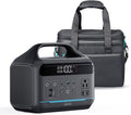 Portable Power Station 192Wh(60,000mAh) with Bag, 300W (600W surge)Power Bank LiFePO4 Battery Backup, Compact Solar Generator 8-Port Design w/2 AC Outlets for Home,RV, Hurricane, Camping,Emergency