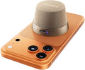 MOMAX Magnetic Portable Bluetooth Speaker, IPX6 Waterproof Mini Shower Speaker, Enhanced Bass, 12H Playtime, TWS Stereo, USB-C Outdoor Speaker, Travel & Gift Ideas, Desert Gold
