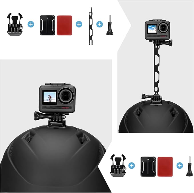 AKASO Action Camera Ski Kit Bundle for EK7000/EK7000 Pro/Brave 4/Brave 4 Pro/Brave 7 LE/Brave 7/Brave 8/V50X/V50 Pro/V50 Elite/GoPro Hero 13 12 11 10 9/DJI/Apexcam Action Camera