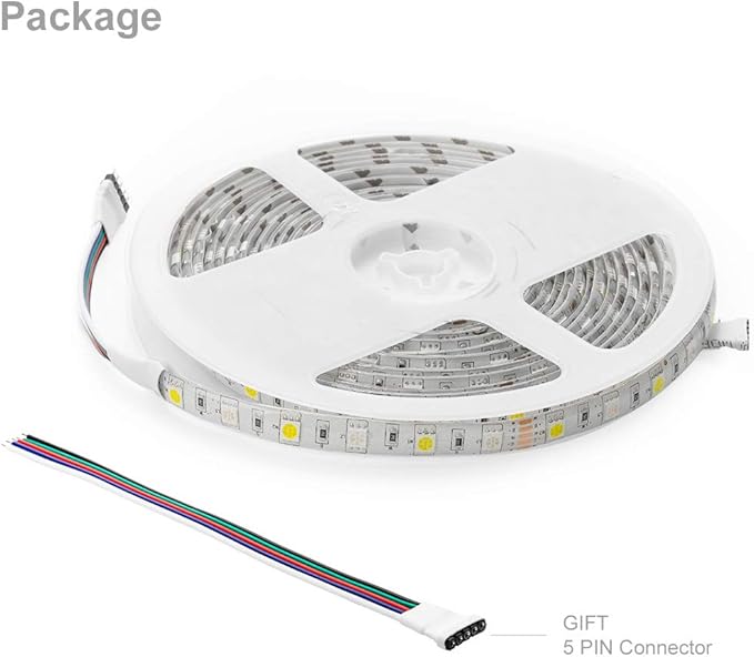 BTF-LIGHTING 5050 RGBW RGB+Warm White(2700K-3000K) 150RGB+150White LED Tape Light 5m 16.4ft 60LED/m Multi-Colored IP65 10mm Width FPCB DC12V for Bedroom Home Decoration(No Adapter or Controller)