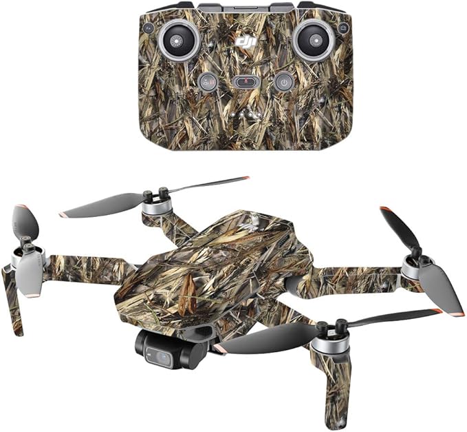 Mighty Skins Compatible with DJI Mini 2 Portable Drone - DRT Protective, Durable, and Unique Vinyl Decal wrap Cover Easy to Apply, Remove, and Change Styles Made in The USA (DJMAVMIN2021-Par-CAMO)