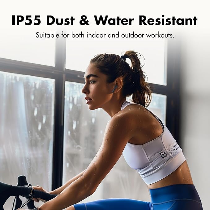 ROSESELSA EARFREE-i5 TWS Earbuds Hybrid Active Noise Cancellation Headphones LDAC HiFi Sound Wireless Earphones 48dB ANC IPX5 Bluetooth 5.3 Game Mode 54ms (Night)