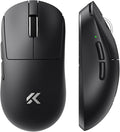MCHOSE A7 V2 Ultra Wireless Gaming Mouse for Esports 59 g, PAW3950 TI, 42K DPI, TOPSPEED Dual 8K Polling Rate, 130 Hour Battery Life PC/Mac Black