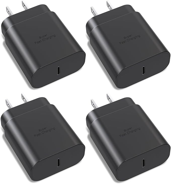 Samsung USB C Charger Block 25W PD Super Fast Charger Type C Wall Plug Adapter Quick Charging for Samsung Galaxy S26/S25/S24/S23/S22/S21/S20/Z Fold 3/4/5/Note20