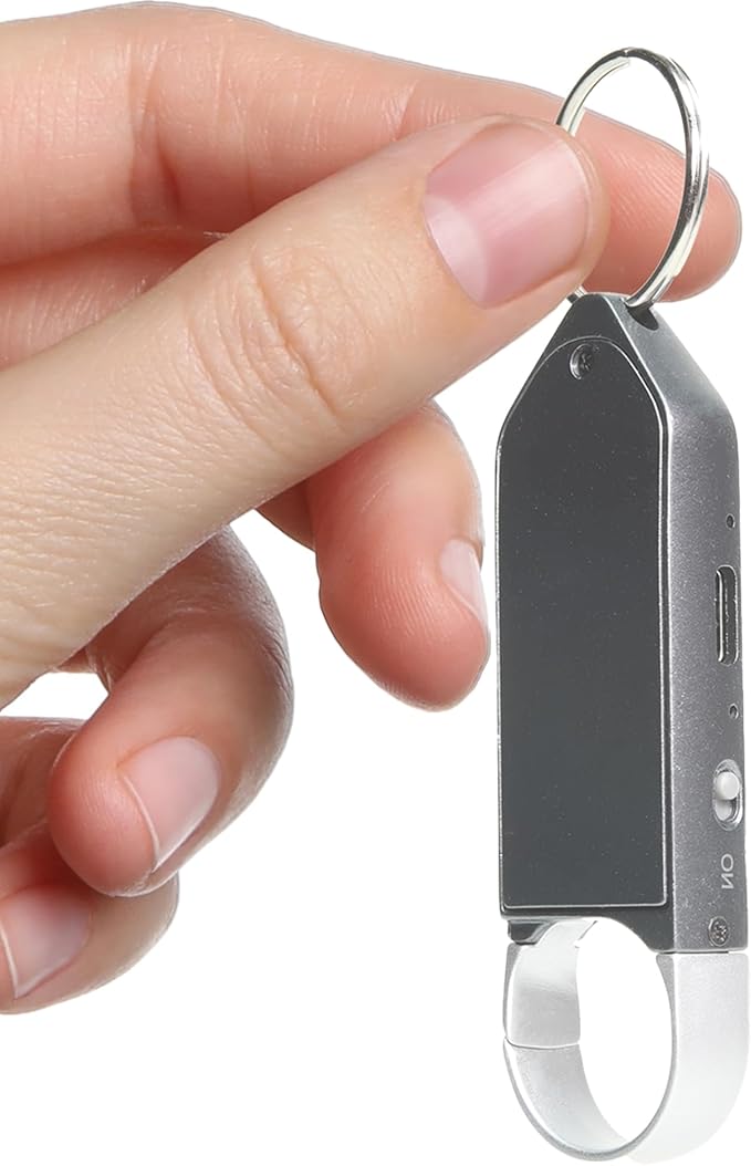 128GB Voice Activated Recorder with 1600 Hours Recording Capacity & 2-Day Battery, Digital Audio Recorder with Playback, Portable MP3 Player Recording Device for Meetings and School