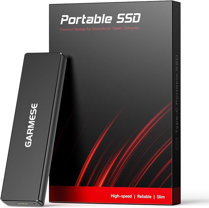 1TB External SSD USB 3.2 Gen 2, Up to 1000MB/s High Speed Portable Solid State Drive, Plug & Play Storage for PC, Laptop, Mac, Tablet, Video Editing, Backup