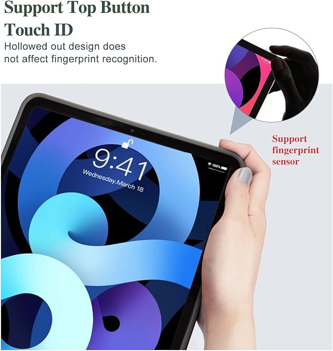 Vimorco for iPad Air 11 Inch Case, for iPad Air M3/M2 11 Inch Case 2025/2024, for iPad Air 5th/4th Generation Case 10.9-inch, Soft PU Leather Back Cover, Multi-Angle Viewing, Octopus Sailing Boat