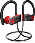 Otium Wireless Bluetooth 5.3 Sport Headphones Built-in Mic in Ear Running Headset with Earhooks 16 Hours Playtime