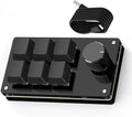 SIKAI CASE Programmable Macro Keyboard,6 Key Macro Mechanical Gaming Macro Keypad,Custom Knob KeyPad, Hot swappable Switch Gaming Keyboard,Wired programmable keypad with Drawing Programming Video