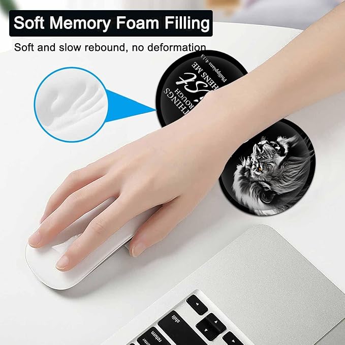 Large Gaming Mouse Pad,31.5x11.8in Extended Computer Mouse Mat with Non-Slip PU Base, Ergonomic Memory Foam Keyboard Wrist Rest, for Work Gaming, Fierce Lion Philippians 4:13 Black Office Desk Pad
