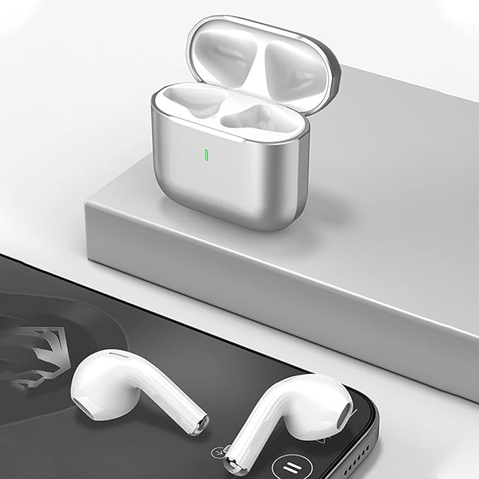 5.4 Earbuds Bluetooth Earphone, Dul-Channel with USB-C Charging Case HiFi Stereo, Sound in-Ear Earphones, Touch Control Ear Auto Pairing Headphones for Apple AirPods