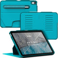 ZUGU CASE for iPad Air 11 M4 2026/M3 2025/M2 2024 iPad Air 4 & 5 10.9 Inch (2020/2022) - Protective, Ultra Thin, Magnetic Stand, Sleep/Wake Cover with Apple Pencil Charging & Storage - Aqua