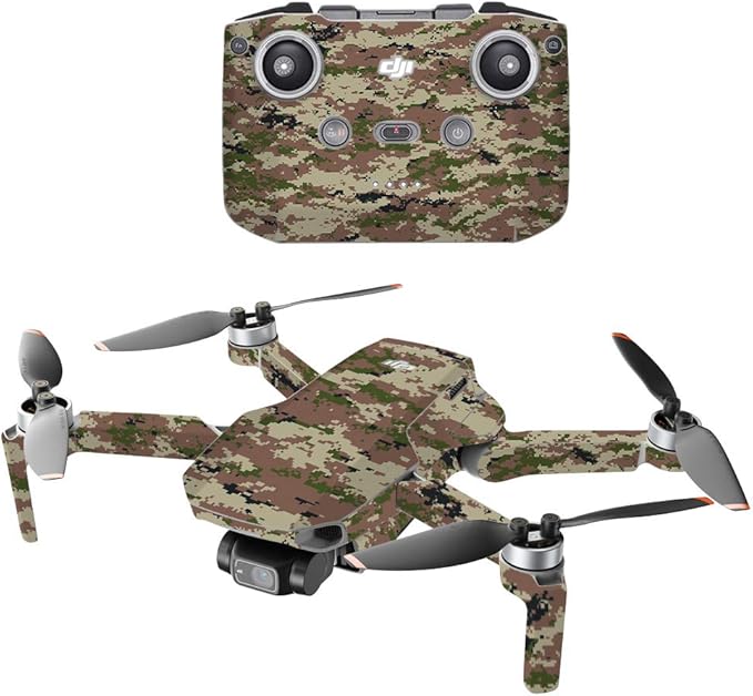 MightySkins Compatible with DJI Mini 2 Portable Drone - Urban Camo | Protective, Durable, and Unique Vinyl Decal wrap Cover | Easy to Apply, Remove, and Change Styles | Made in The USA