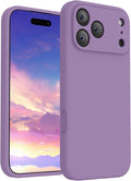 FireNova Magnetic for iPhone 17 Pro Max Case, Compatible with MagSafe, [Integrated Silicone Camera Control Button] [Camera Protection] Anti-Scratch Microfiber Lining Phone Case, 6.9", Light Purple